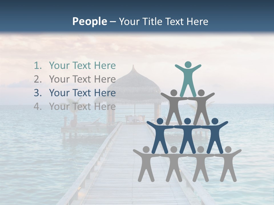 Quay Relaxation Atoll PowerPoint Template