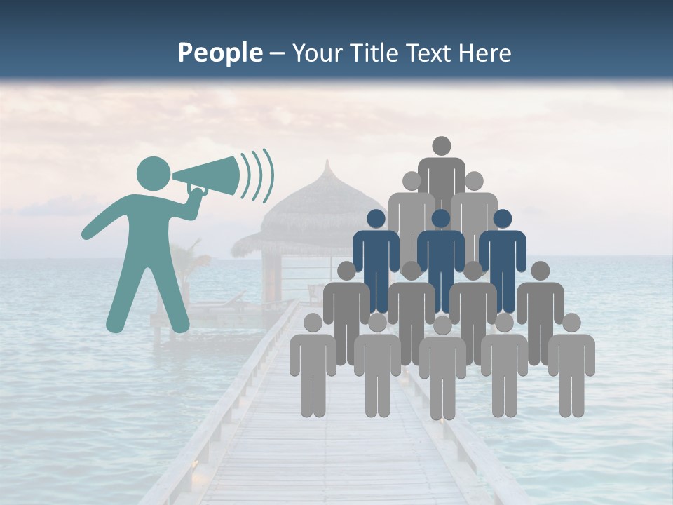 Quay Relaxation Atoll PowerPoint Template