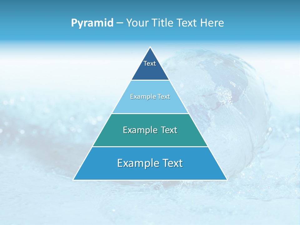 Blue Liquid Sphere PowerPoint Template