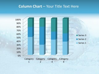 Blue Liquid Sphere PowerPoint Template