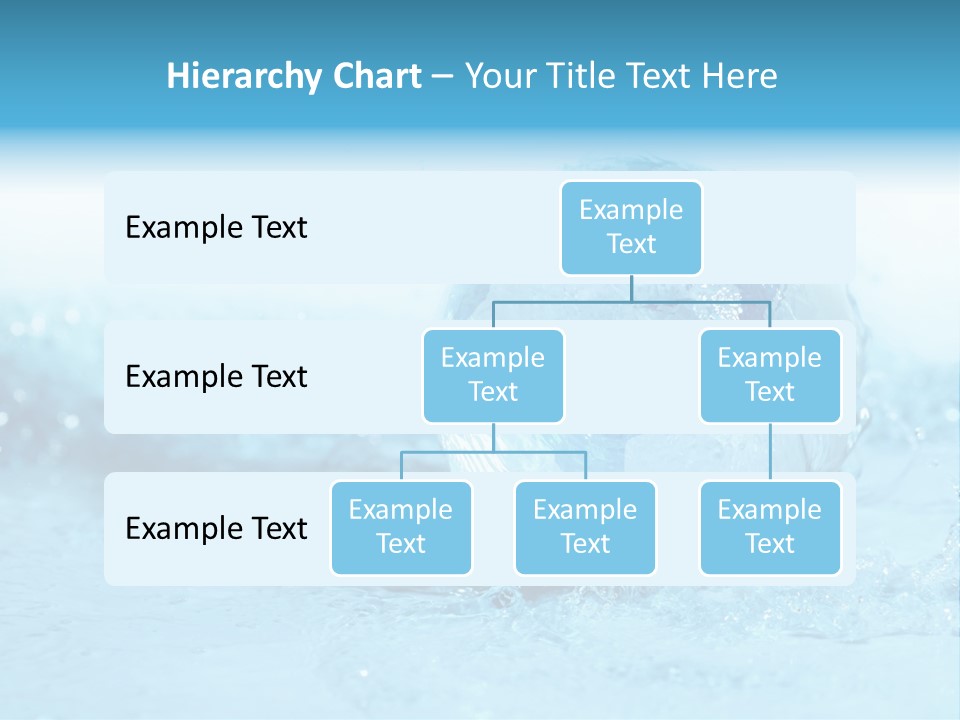 Blue Liquid Sphere PowerPoint Template