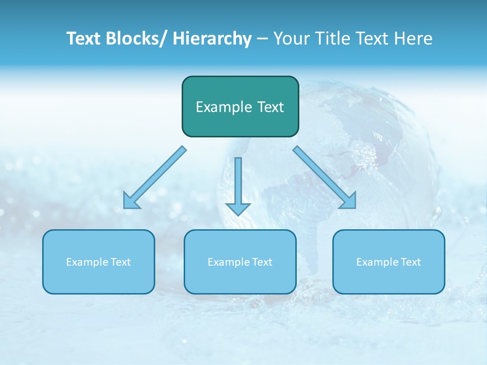 Blue Liquid Sphere PowerPoint Template