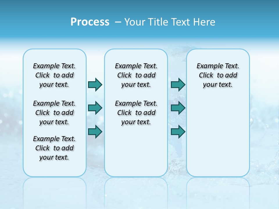 Blue Liquid Sphere PowerPoint Template
