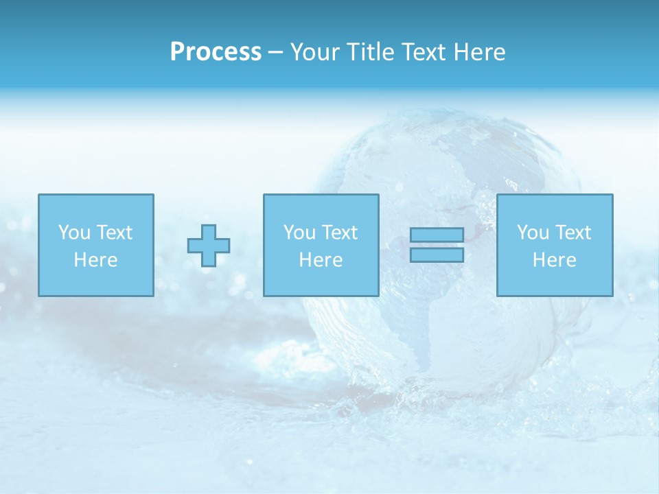 Blue Liquid Sphere PowerPoint Template