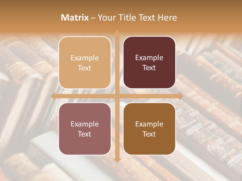 Brown Cover Dirty PowerPoint Template