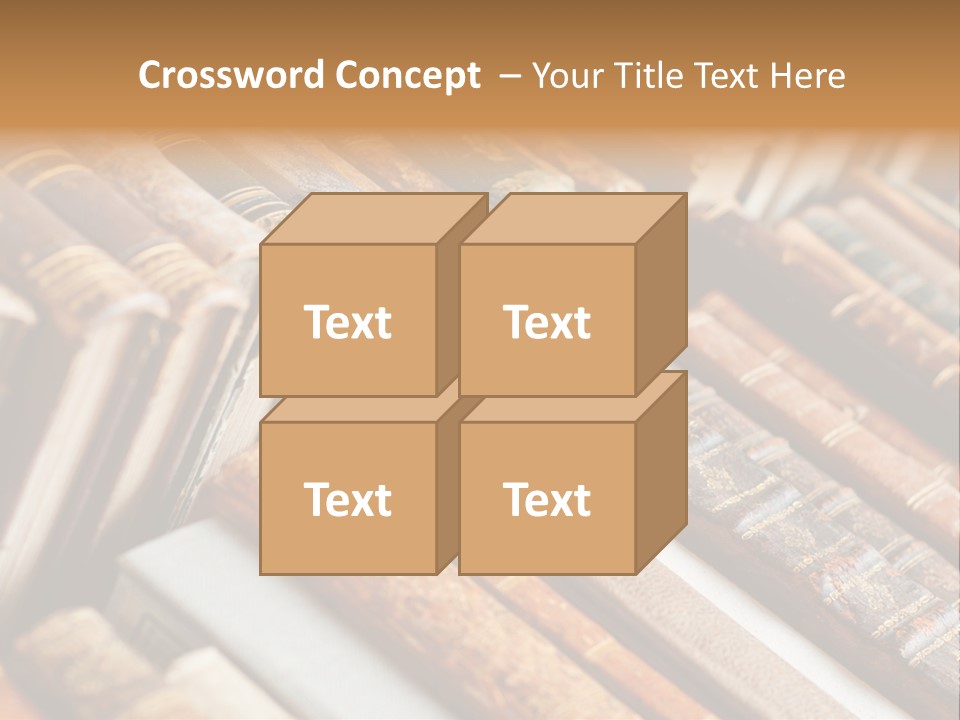 Brown Cover Dirty PowerPoint Template