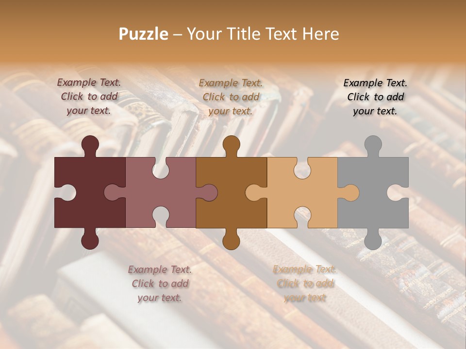 Brown Cover Dirty PowerPoint Template