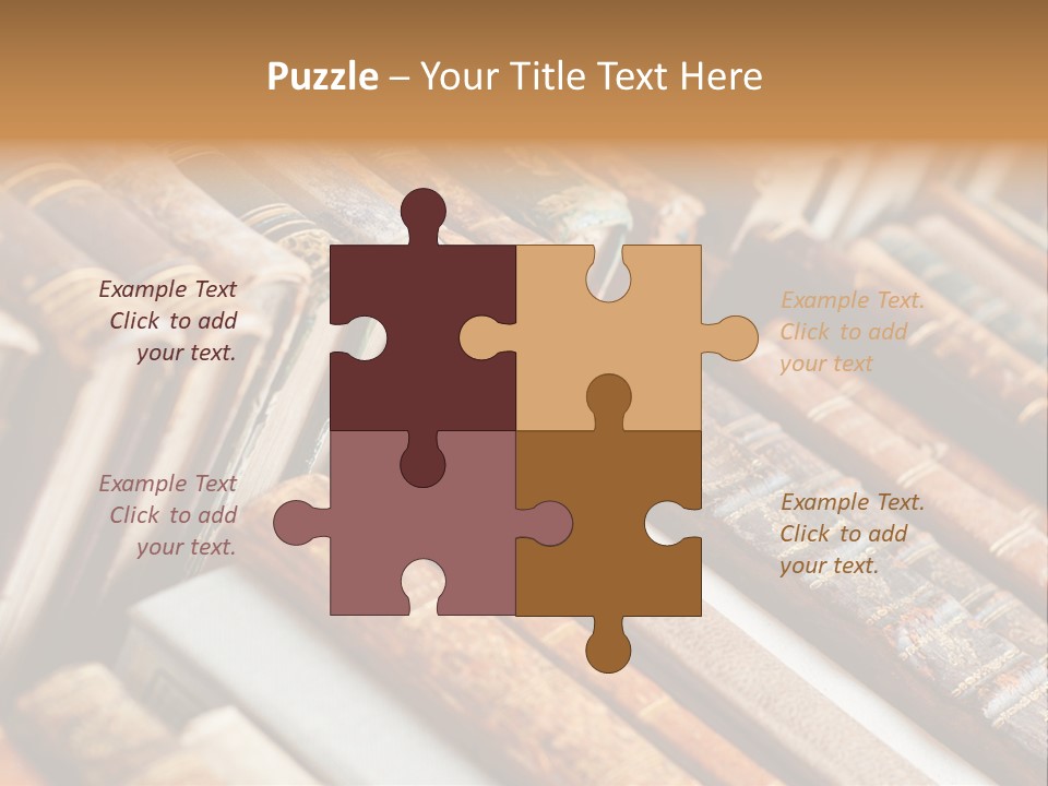Brown Cover Dirty PowerPoint Template