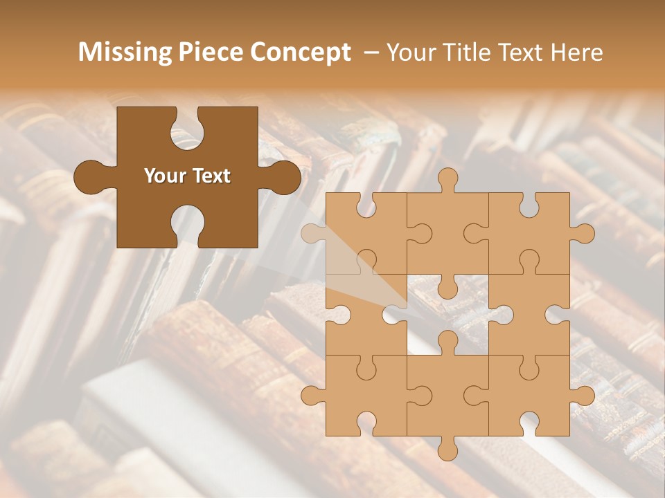 Brown Cover Dirty PowerPoint Template