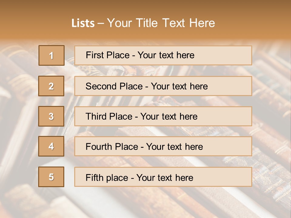 Brown Cover Dirty PowerPoint Template