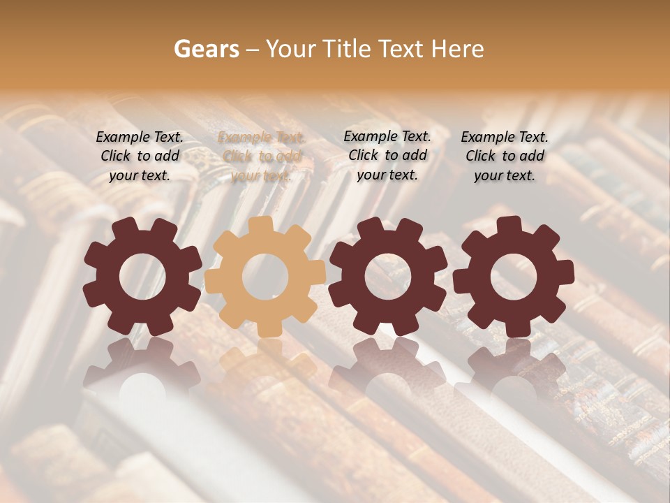 Brown Cover Dirty PowerPoint Template