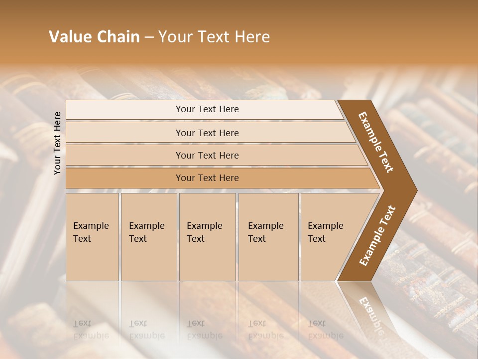 Brown Cover Dirty PowerPoint Template