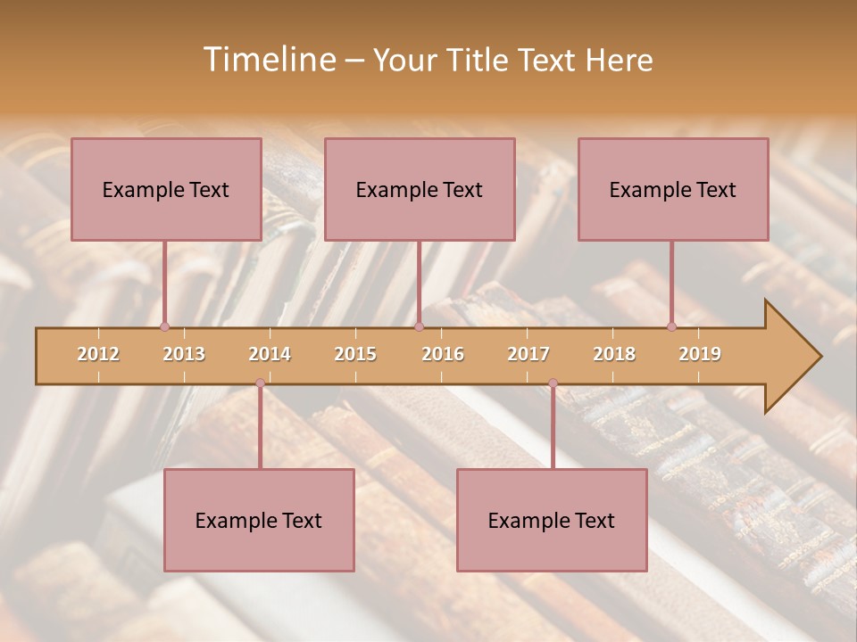 Brown Cover Dirty PowerPoint Template