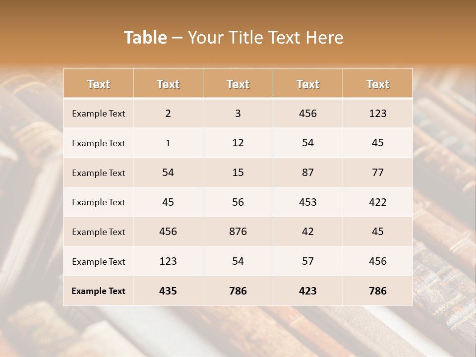 Brown Cover Dirty PowerPoint Template