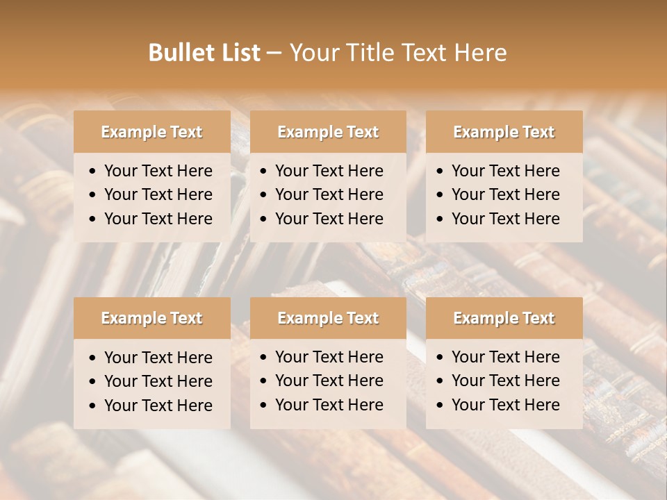 Brown Cover Dirty PowerPoint Template