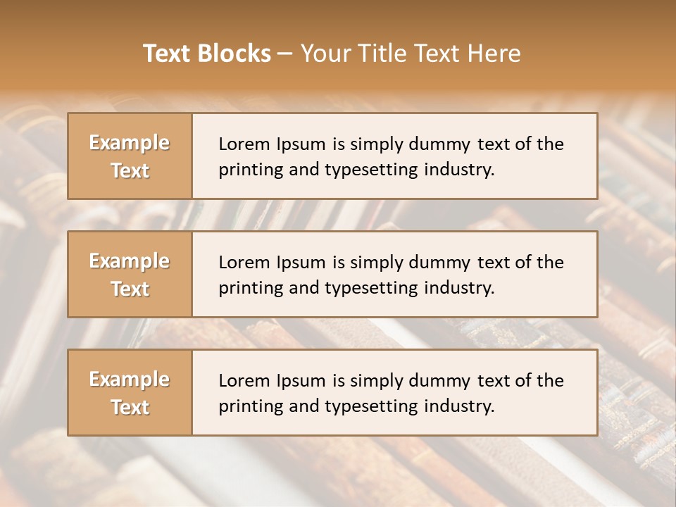 Brown Cover Dirty PowerPoint Template