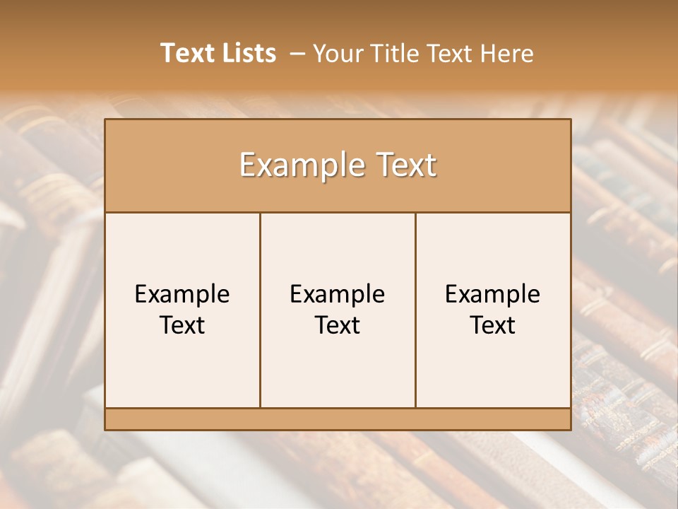 Brown Cover Dirty PowerPoint Template
