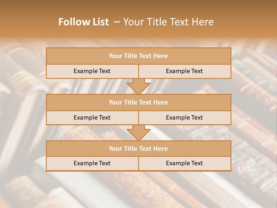 Brown Cover Dirty PowerPoint Template