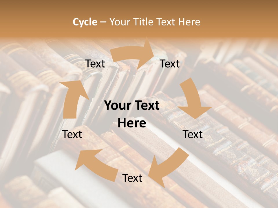 Brown Cover Dirty PowerPoint Template