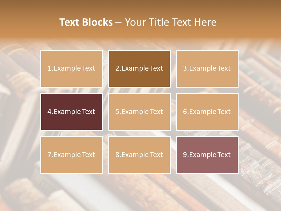 Brown Cover Dirty PowerPoint Template