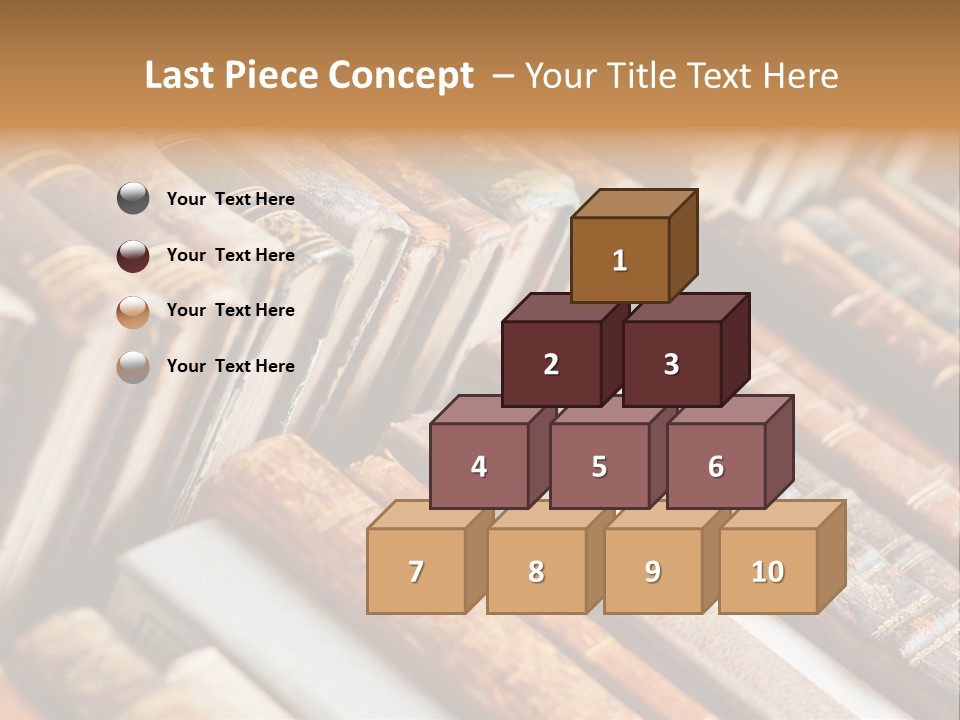 Brown Cover Dirty PowerPoint Template