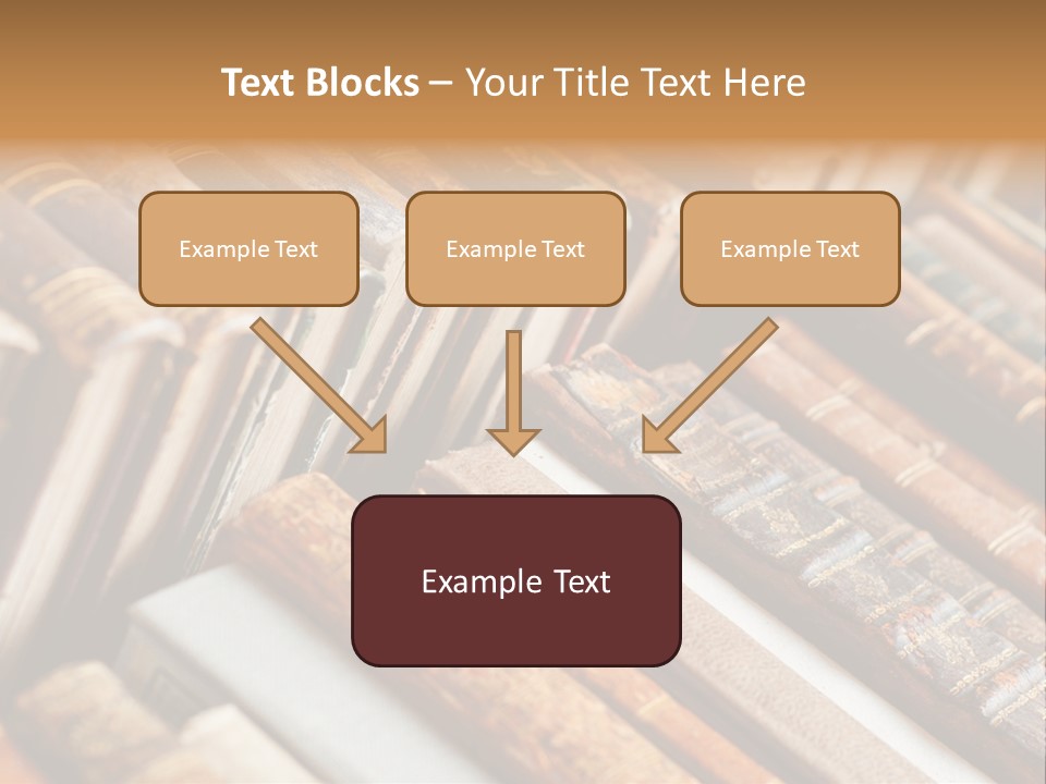 Brown Cover Dirty PowerPoint Template