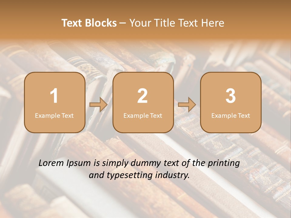 Brown Cover Dirty PowerPoint Template