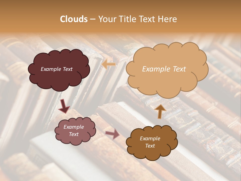 Brown Cover Dirty PowerPoint Template