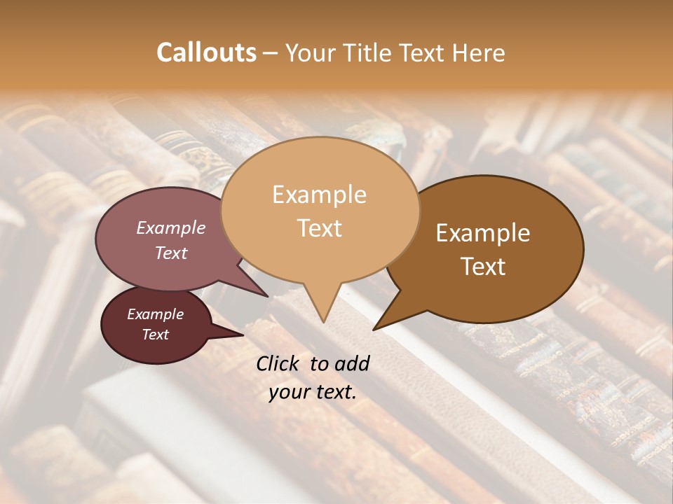 Brown Cover Dirty PowerPoint Template