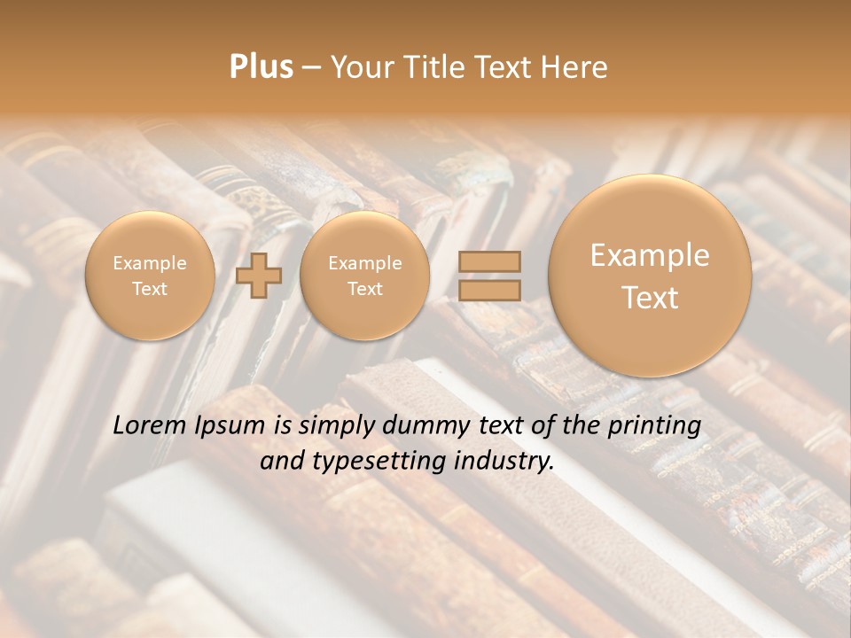 Brown Cover Dirty PowerPoint Template