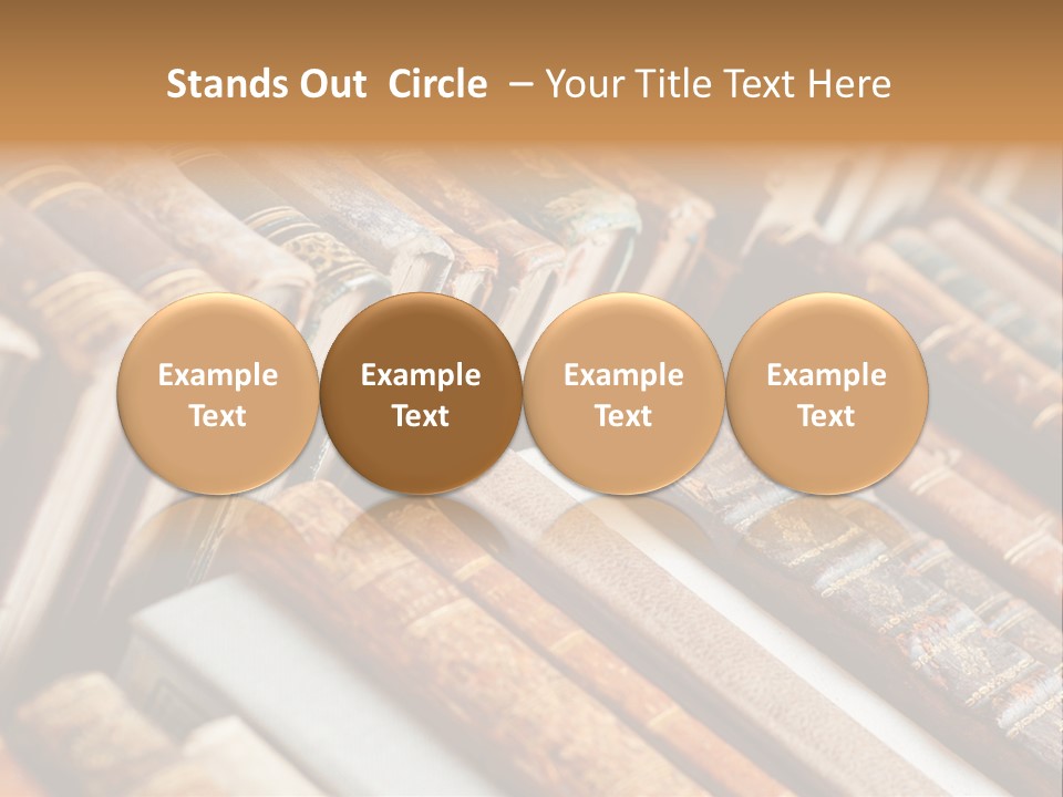 Brown Cover Dirty PowerPoint Template