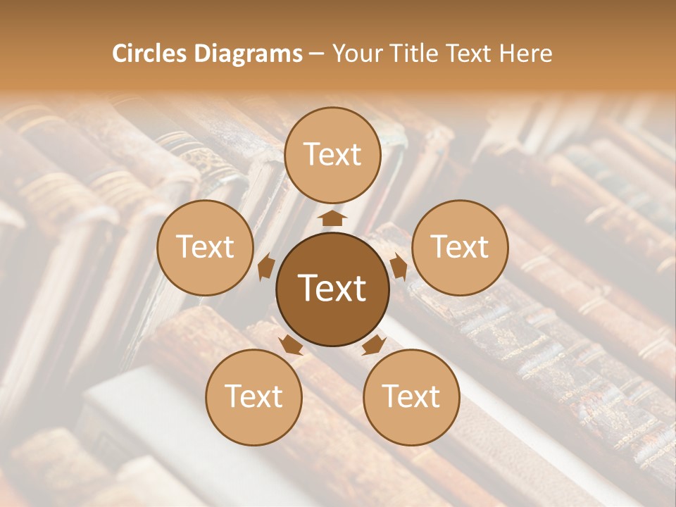 Brown Cover Dirty PowerPoint Template