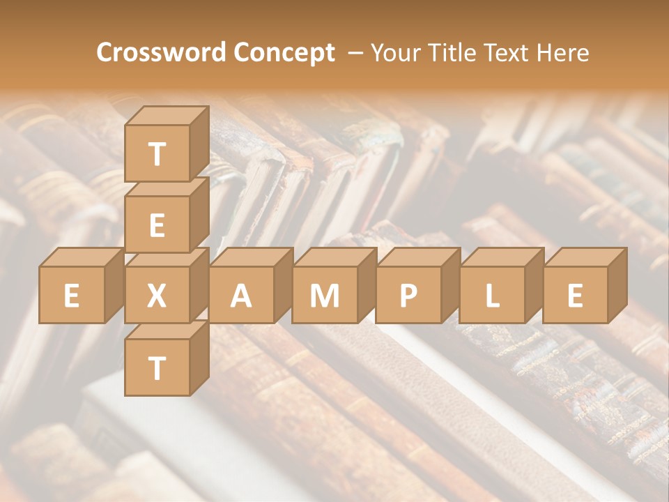 Brown Cover Dirty PowerPoint Template