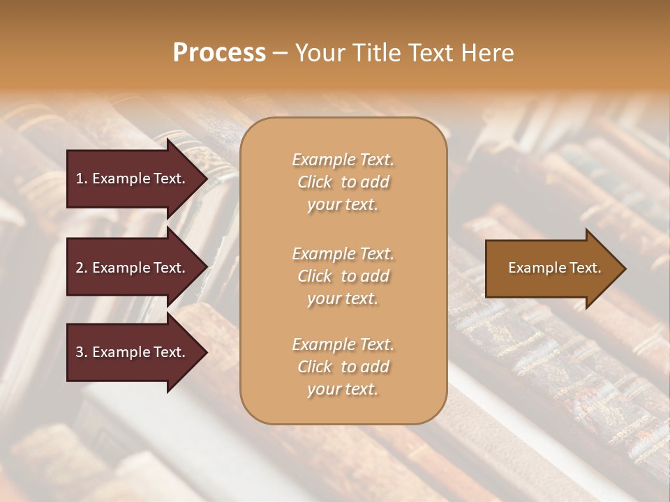 Brown Cover Dirty PowerPoint Template