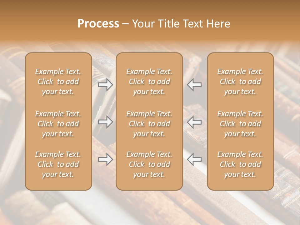 Brown Cover Dirty PowerPoint Template