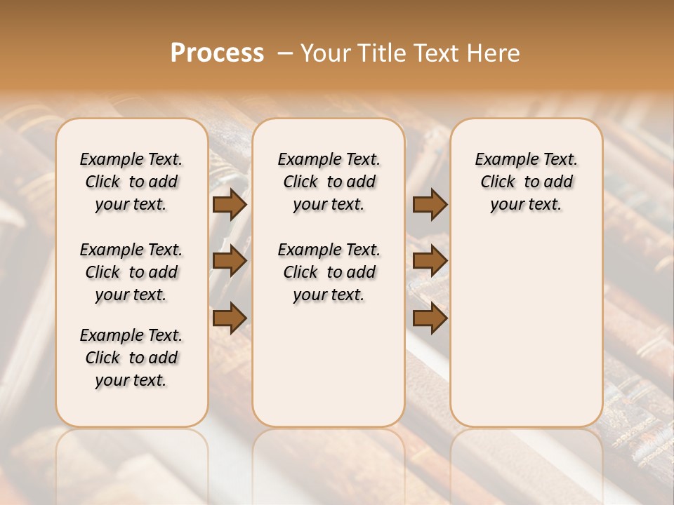 Brown Cover Dirty PowerPoint Template