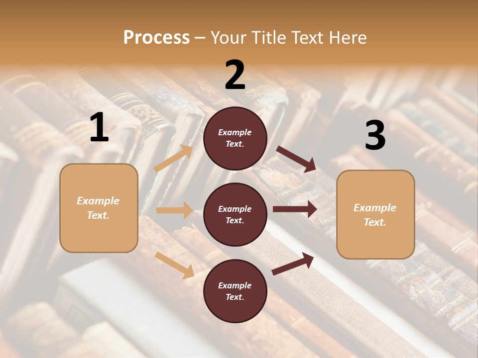 Brown Cover Dirty PowerPoint Template