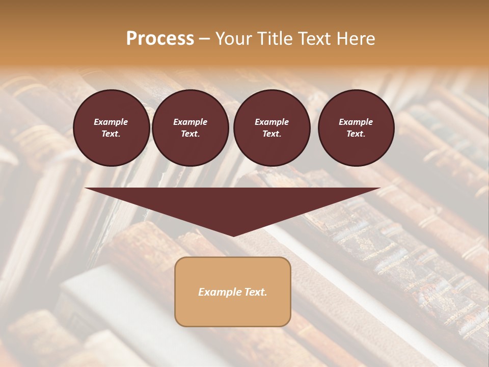 Brown Cover Dirty PowerPoint Template