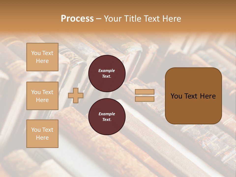 Brown Cover Dirty PowerPoint Template