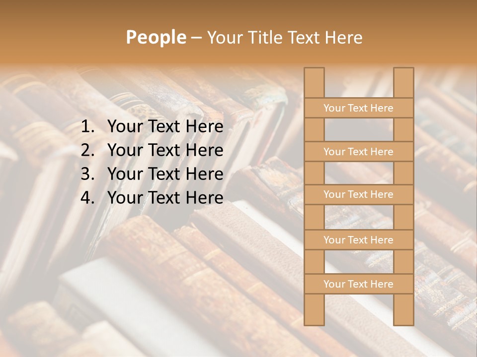 Brown Cover Dirty PowerPoint Template