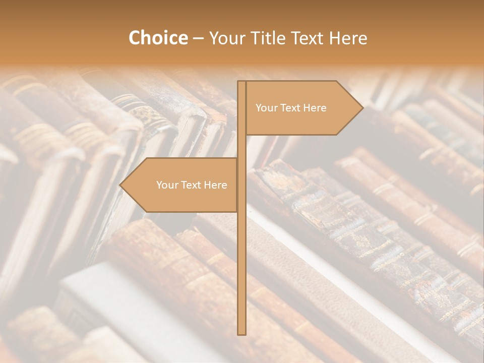 Brown Cover Dirty PowerPoint Template