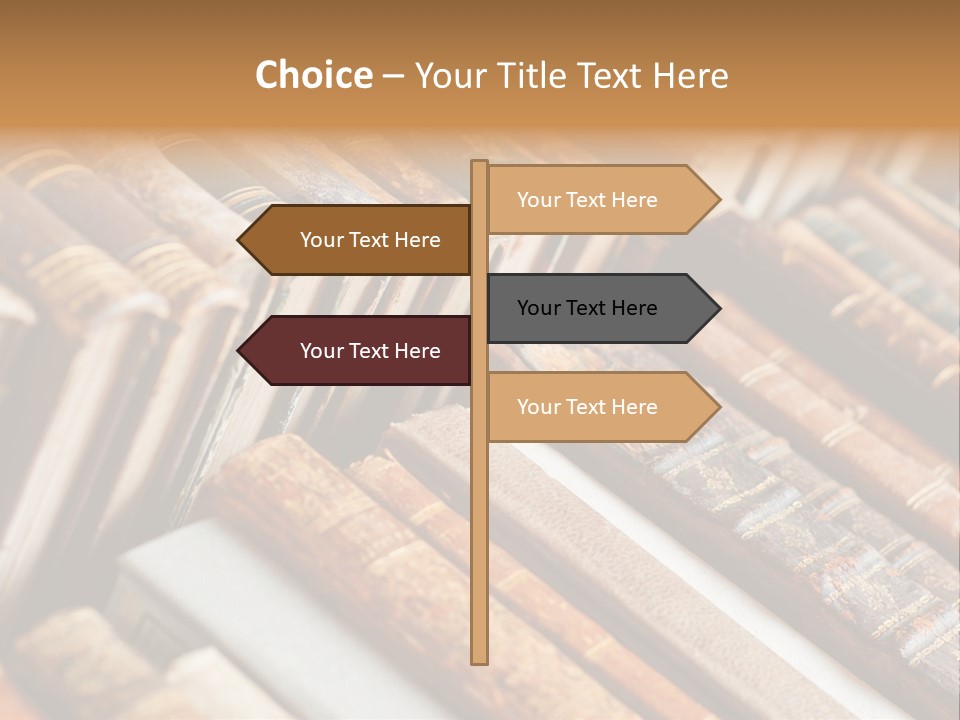 Brown Cover Dirty PowerPoint Template