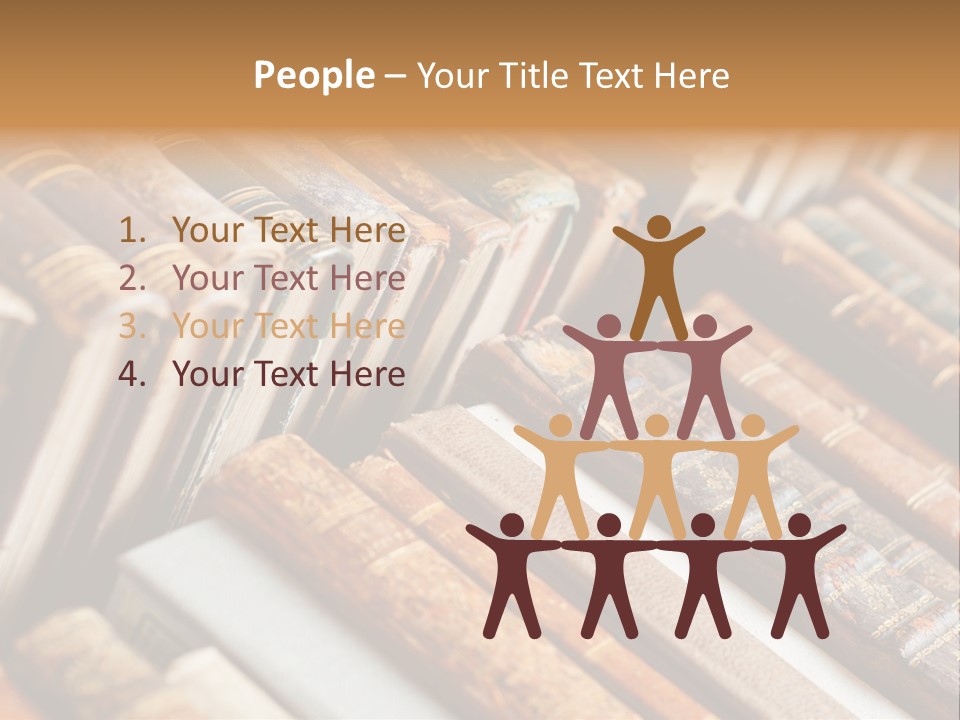 Brown Cover Dirty PowerPoint Template