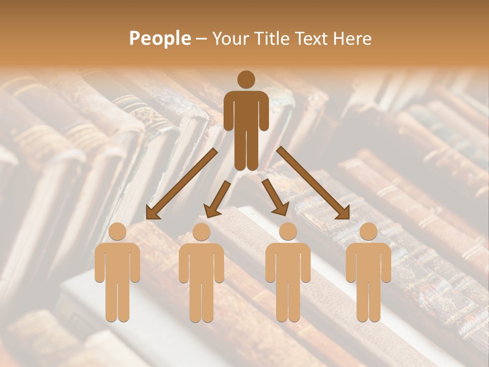 Brown Cover Dirty PowerPoint Template