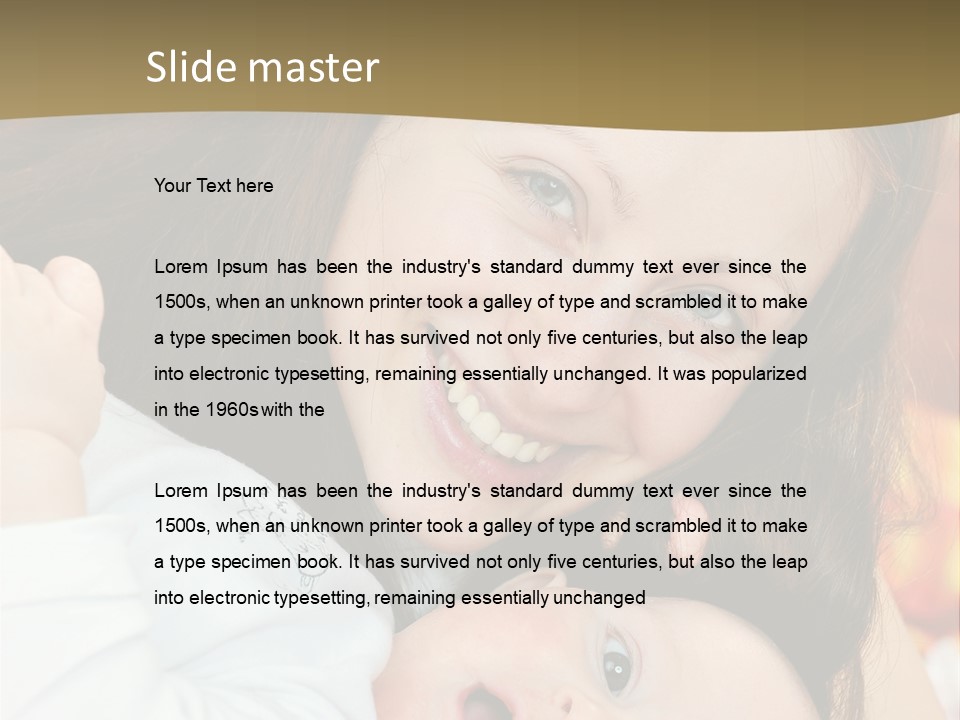 Boy Carefree Life PowerPoint Template