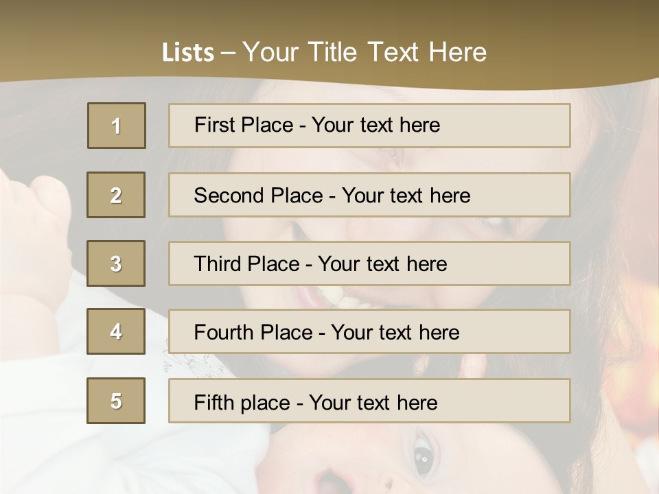 Boy Carefree Life PowerPoint Template