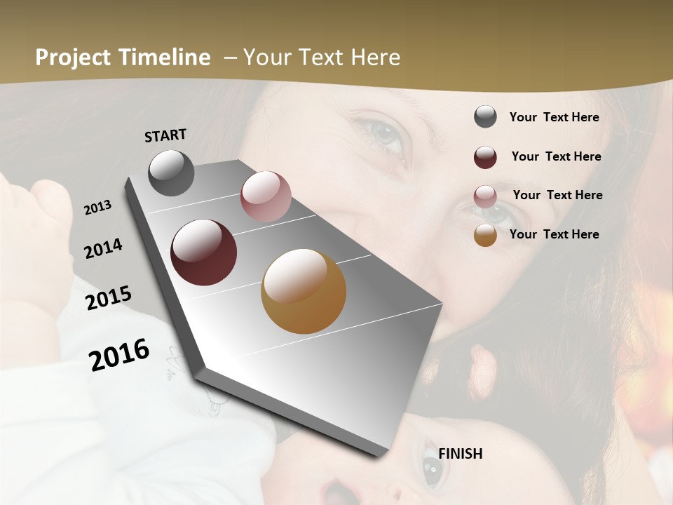 Boy Carefree Life PowerPoint Template