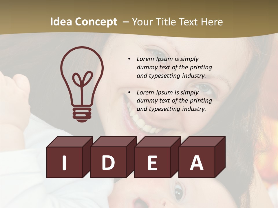 Boy Carefree Life PowerPoint Template