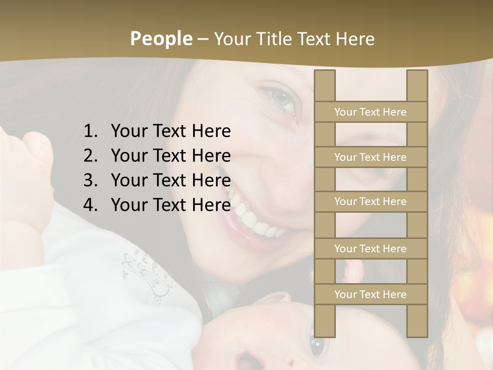 Boy Carefree Life PowerPoint Template