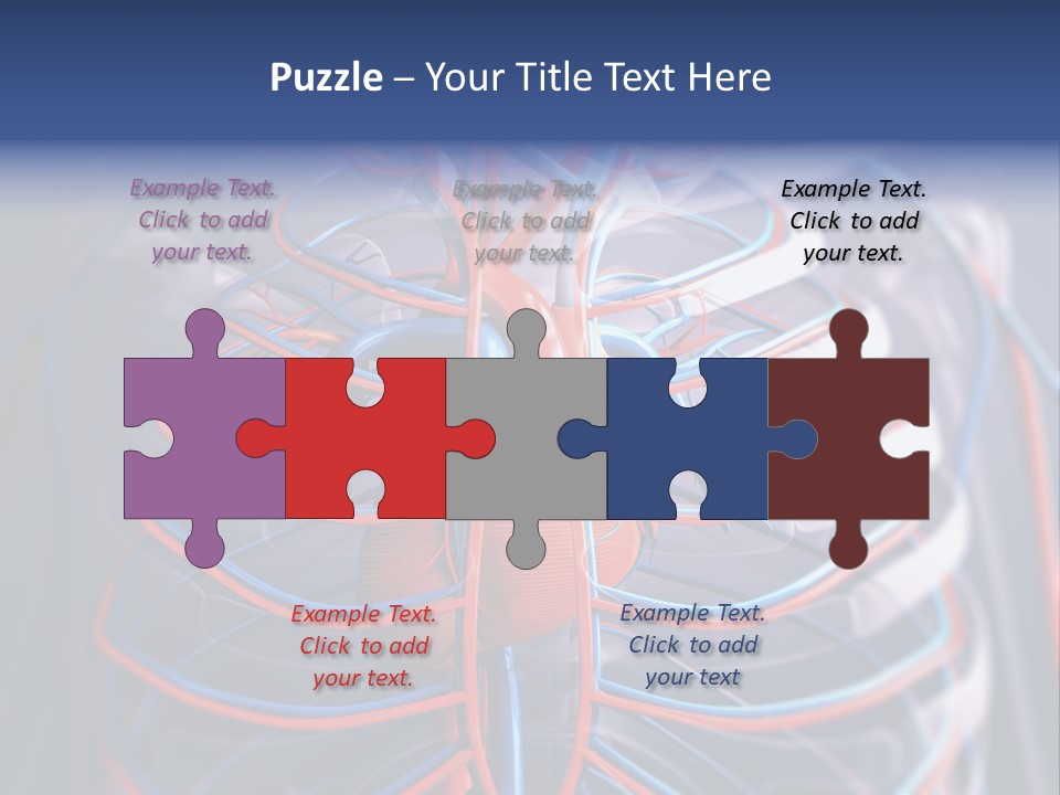Patient Cardiology Vector PowerPoint Template